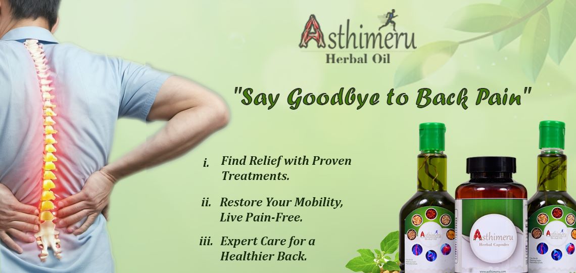 Backpain Relief by Asthimeru Herbal Oil